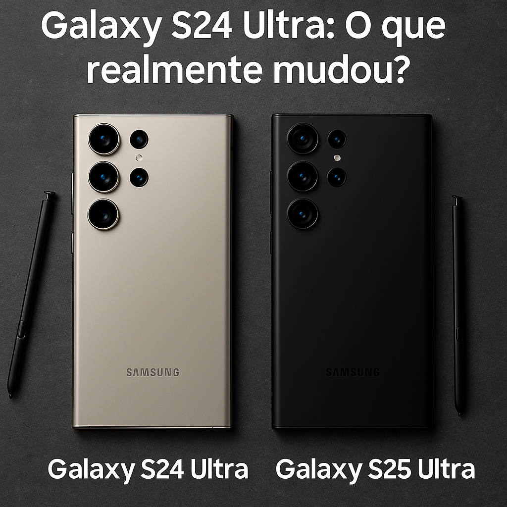 Galaxy S25 Ultra vs Galaxy S24 Ultra O que realmente mudou
